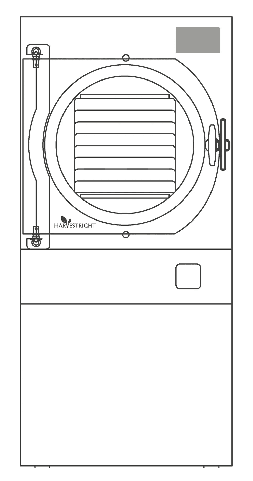 Commercial HRC100 schematic size outline