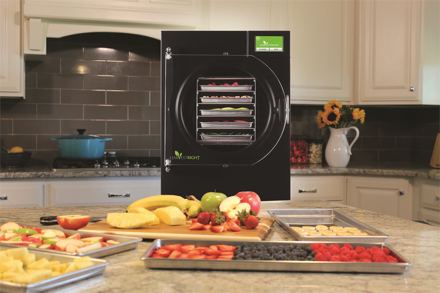 Simple automatic process freeze drying benefit