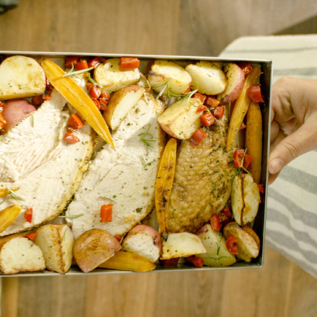 Simple protein ingredients prepared in practical portions