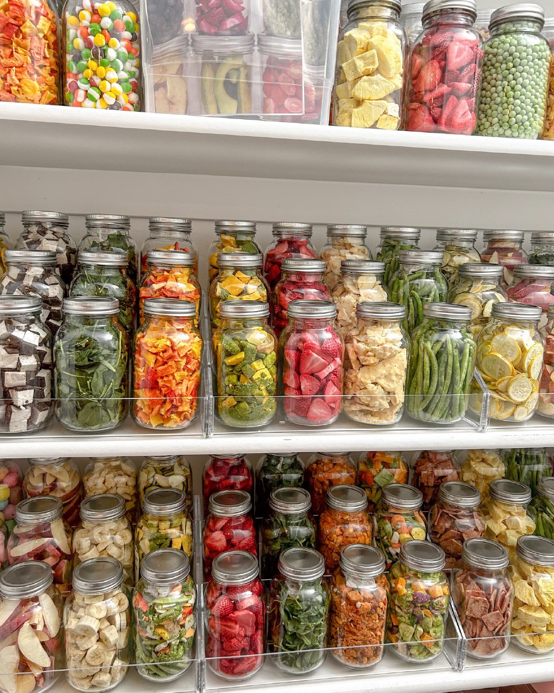 Long-term food storage freeze drying benefit