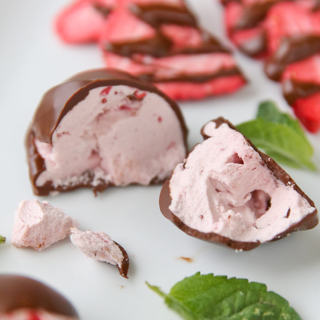 Taste, color and texture freeze drying benefit
