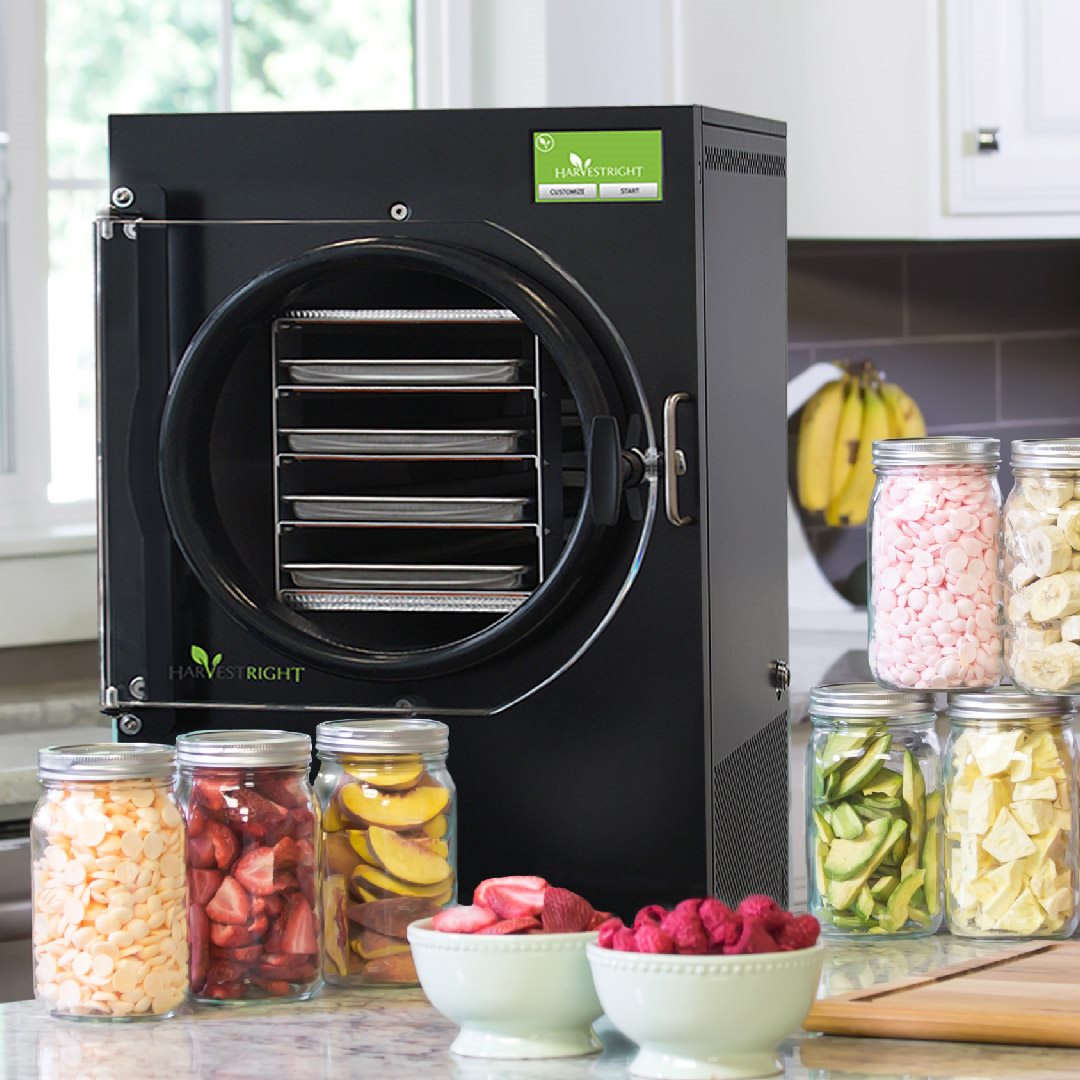 A Home Pro freeze dryer used to build a household food reserve